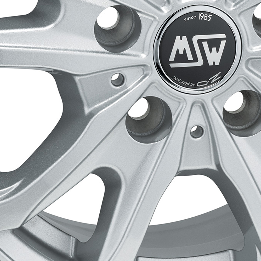 16" MSW (by OZ) 48 VAN Silver Alloy Wheels