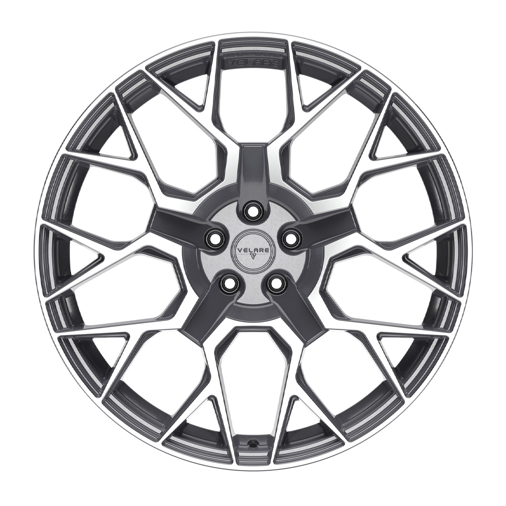 22" Velare VLR02 Platinum Grey Polsihed Alloy Wheels
