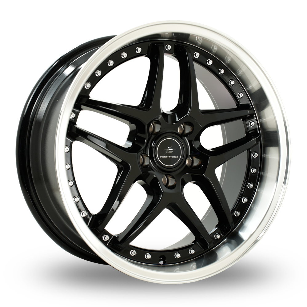 Forum Vice Black Polished Alloy Wheels