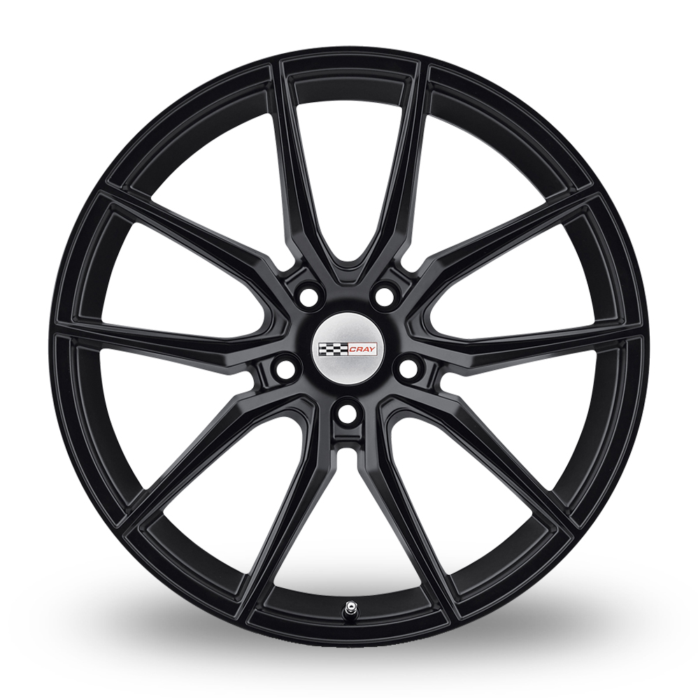 19" Cray Spider Matt Black Alloy Wheels