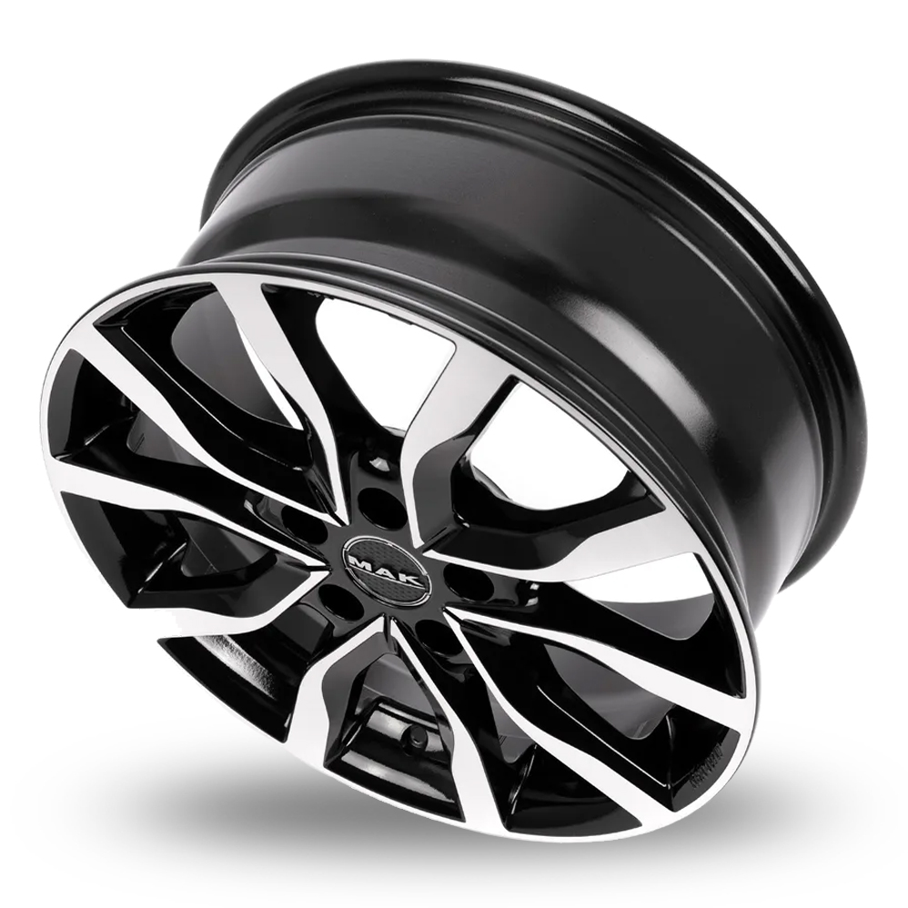 21" MAK Highlands Black Mirror Alloy Wheels