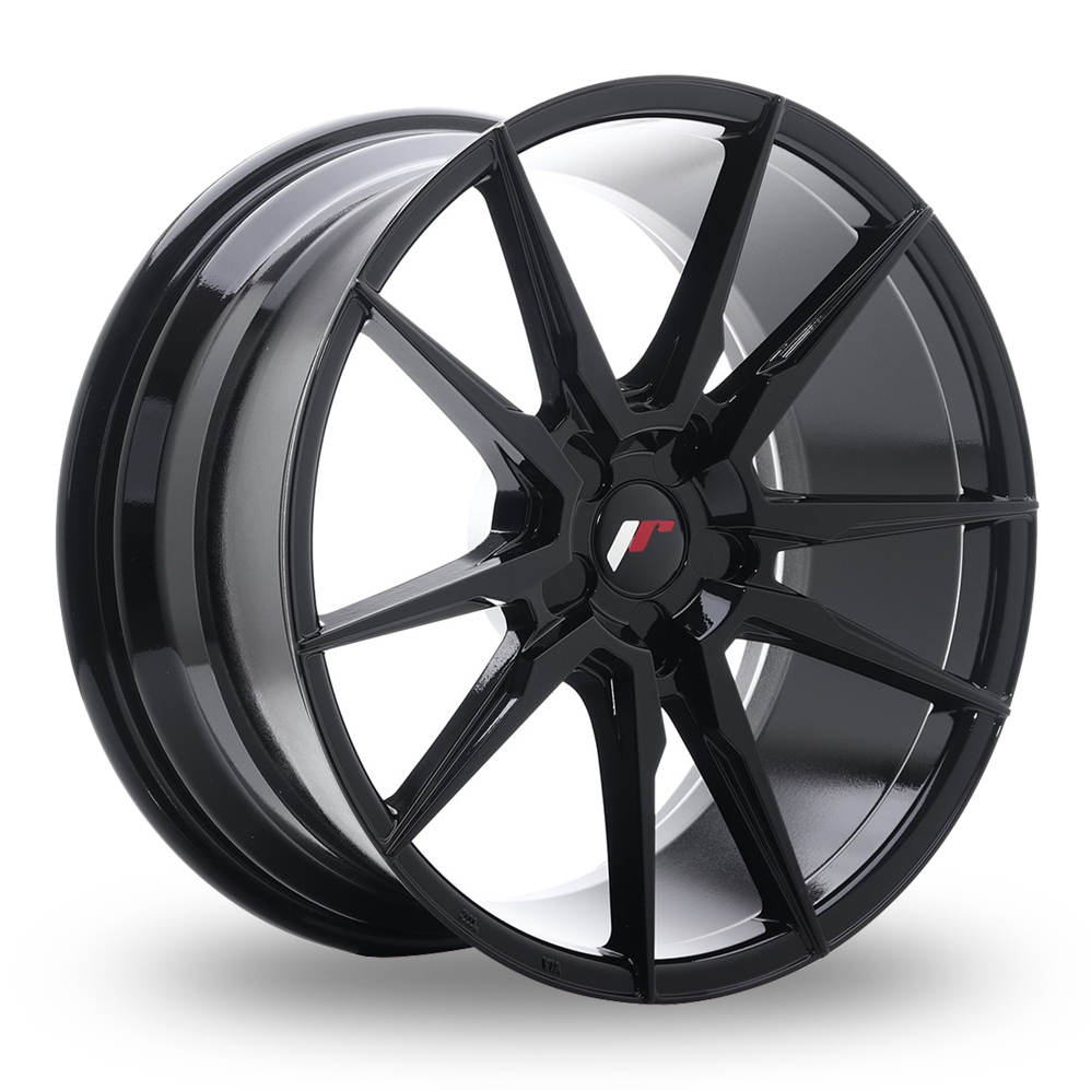 Japan Racing JR21 (8.5x19) (Custom Fitment) Gloss Black Alloy Wheels