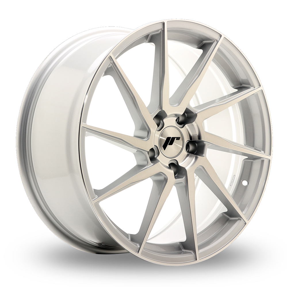 Japan Racing JR36 (8.5x19) Silver Machined Face Alloy Wheels