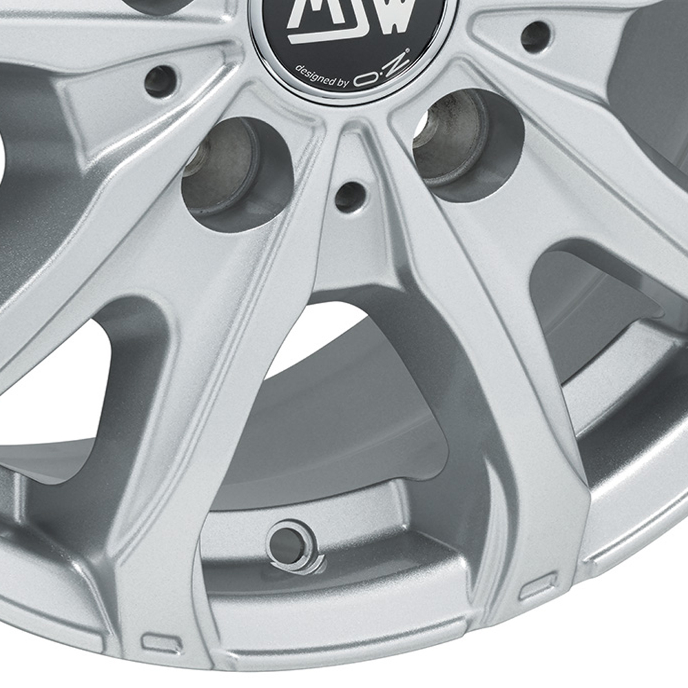 16" MSW (by OZ) 48 VAN Silver Alloy Wheels