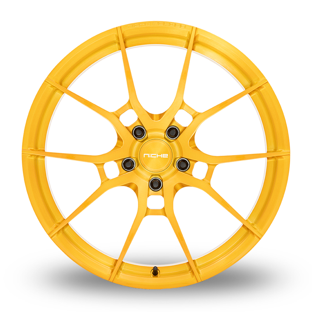 20" Niche T112 Kanan Brushed Candy Gold Alloy Wheels