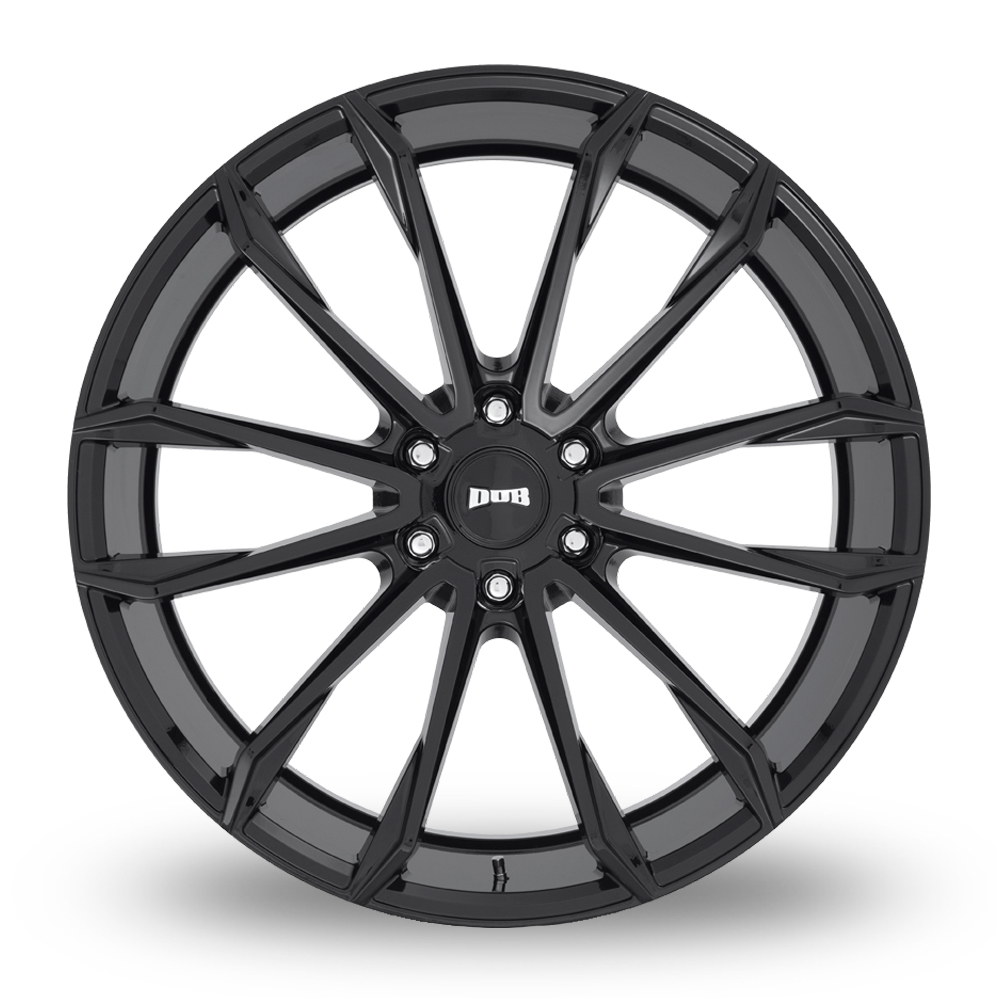 24" DUB S253 Clout Gloss Black Alloy Wheels