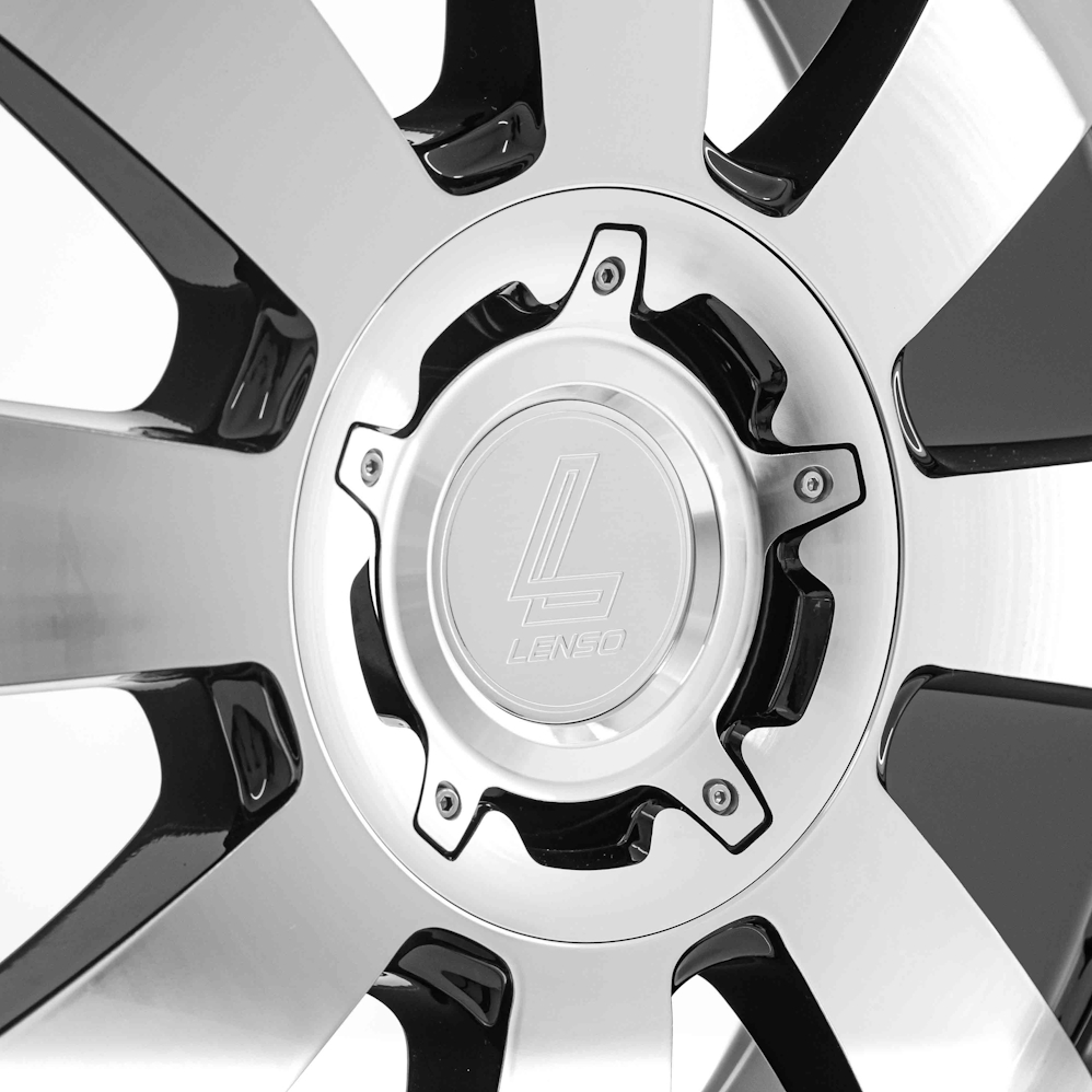 20" Lenso Concerto Gloss Black Polished Alloy Wheels