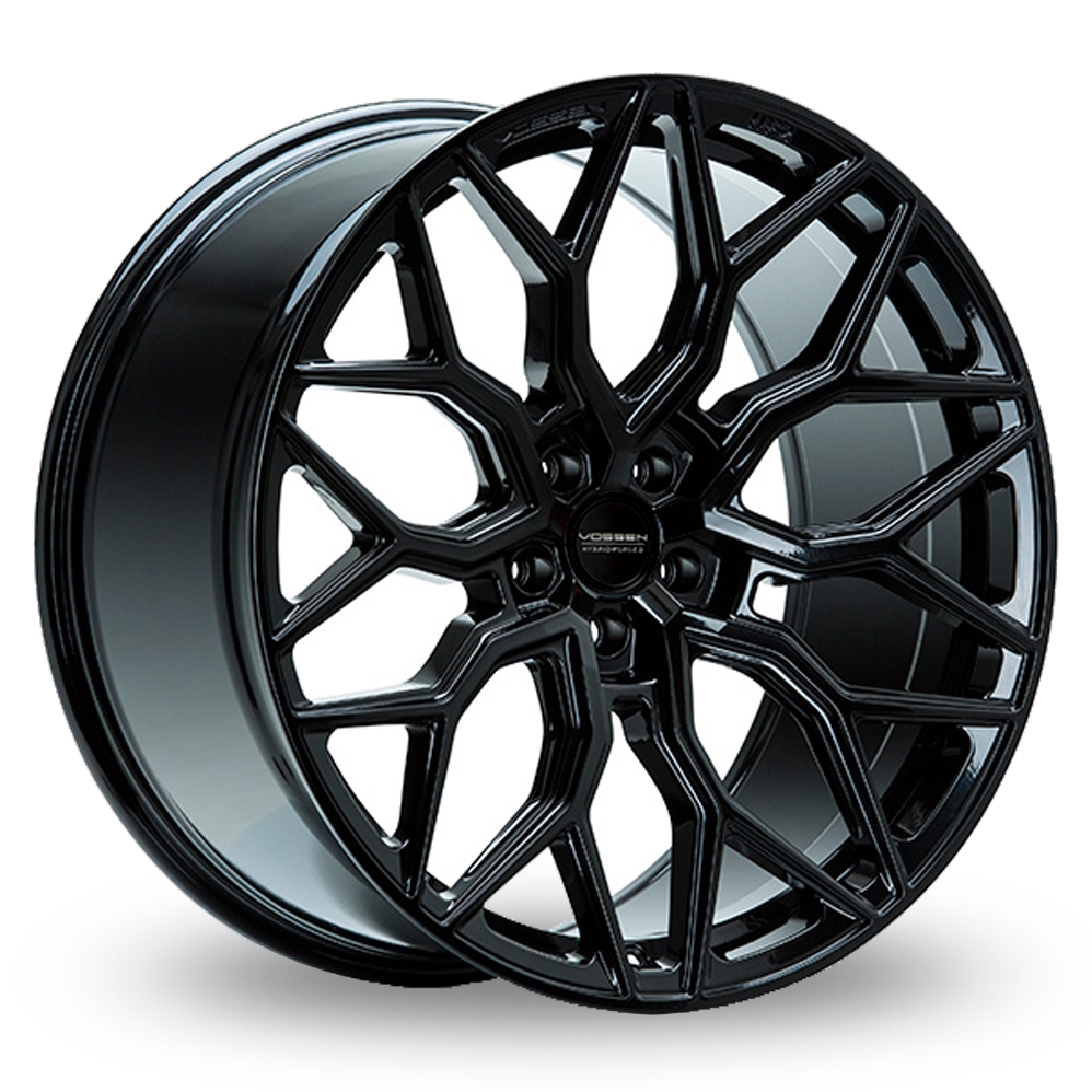 Vossen HF-2 (10.5x22) (Super Deep Concave) Gloss Black Alloy Wheels