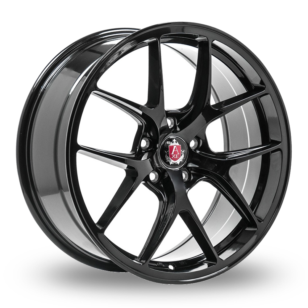 18 Inch Axe EX34 Gloss Black Alloy Wheels
