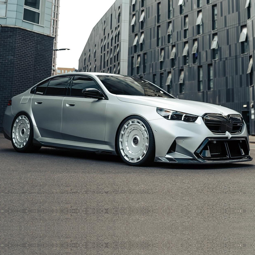 22" Vossen HF-9 (11x22) (Deep Concave) Silver Brushed Face Alloy Wheels
