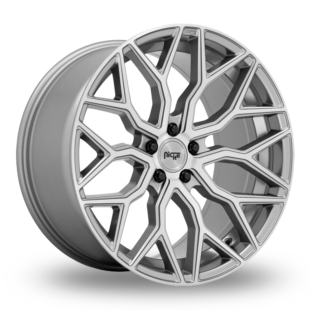 Niche M265 Mazzanti (USA Warehouse) Anthracite Brushed Tint Clear Alloy Wheels
