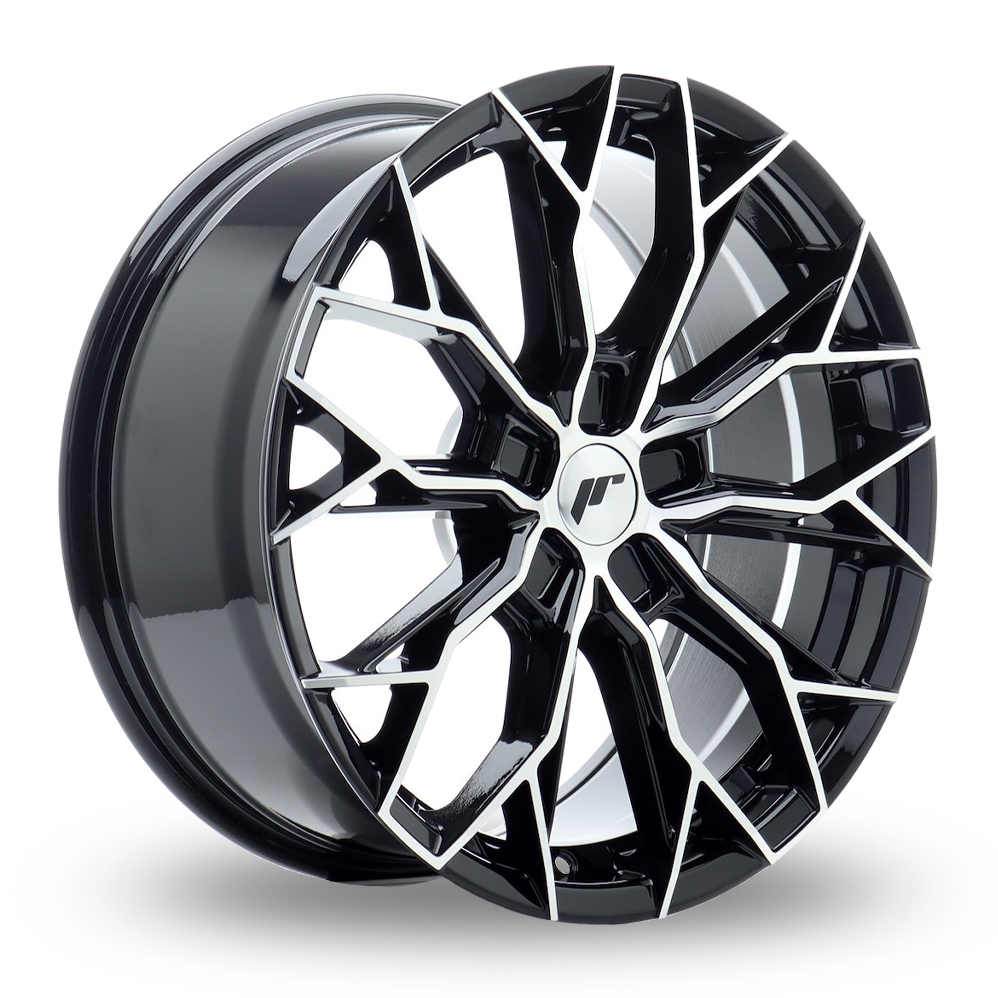 Japan Racing JR49 (9x20) (Custom Fitment) Gloss Black Machined Face Alloy Wheels