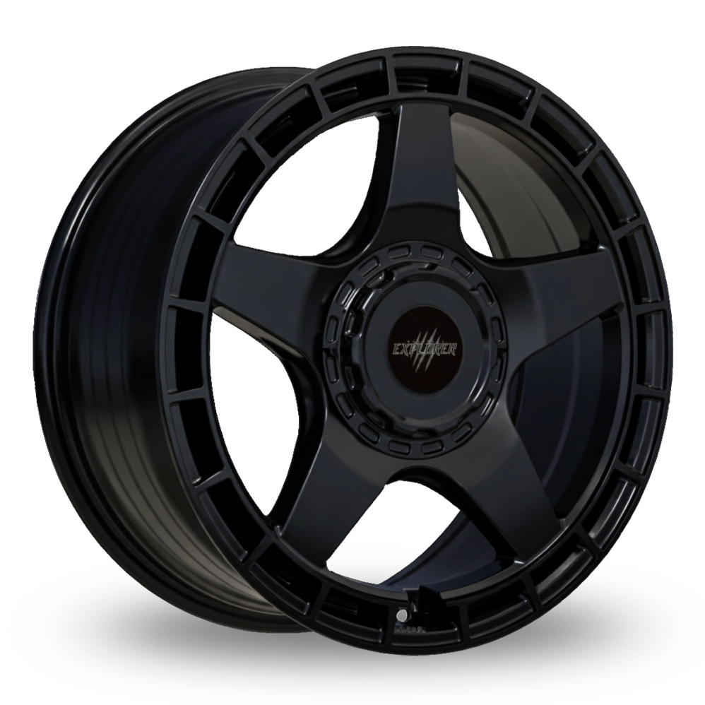 Wolfrace Explorer Black Wolf TWO Matt Black Alloy Wheels