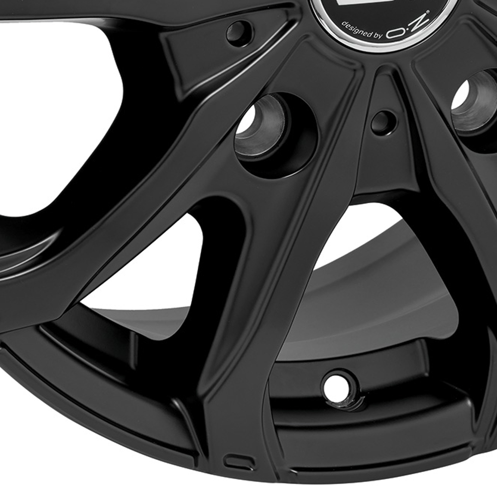 16" MSW (by OZ) 48 VAN Matt Black Alloy Wheels