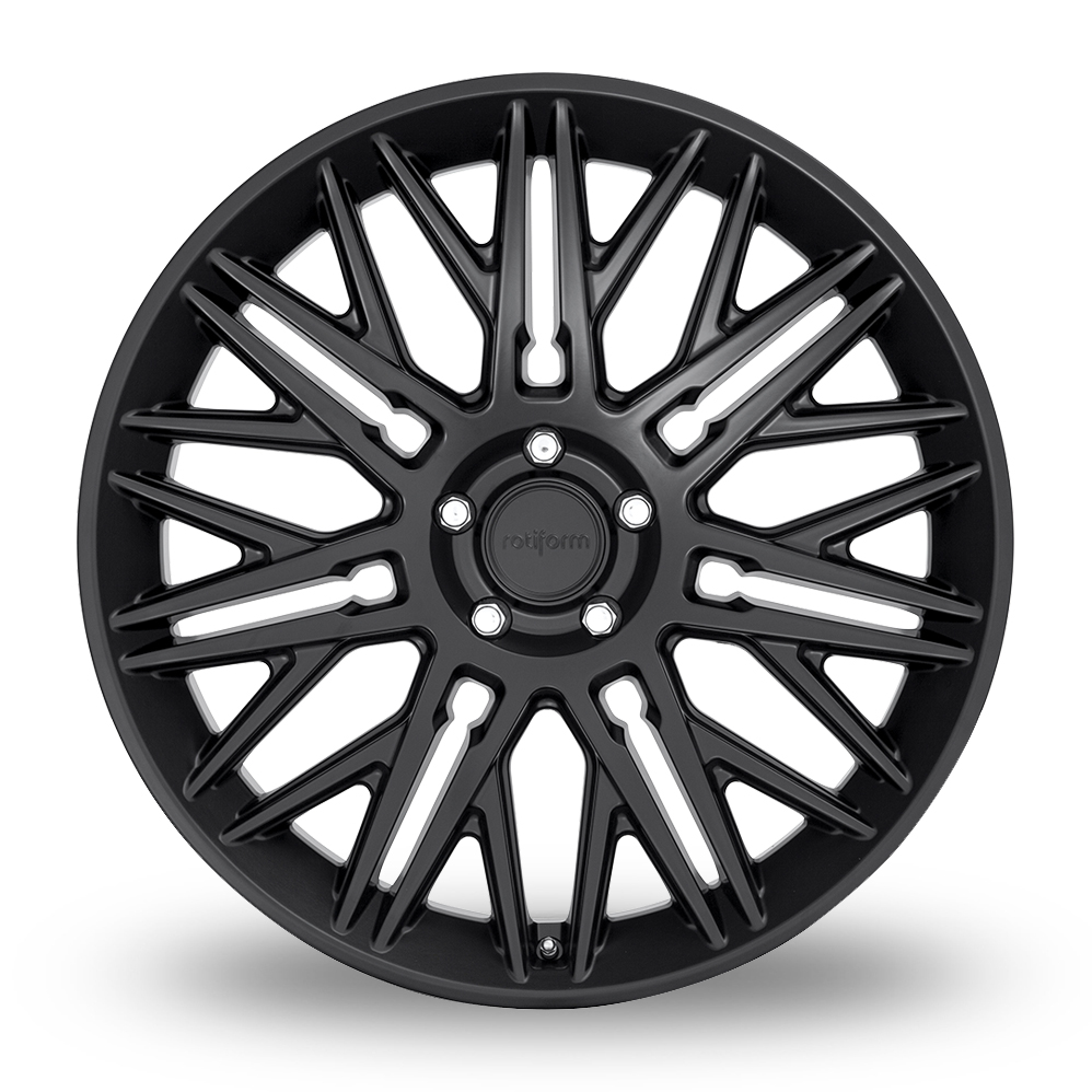 22" Rotiform R164 JDR (USA Warehouse) Matt Black Alloy Wheels