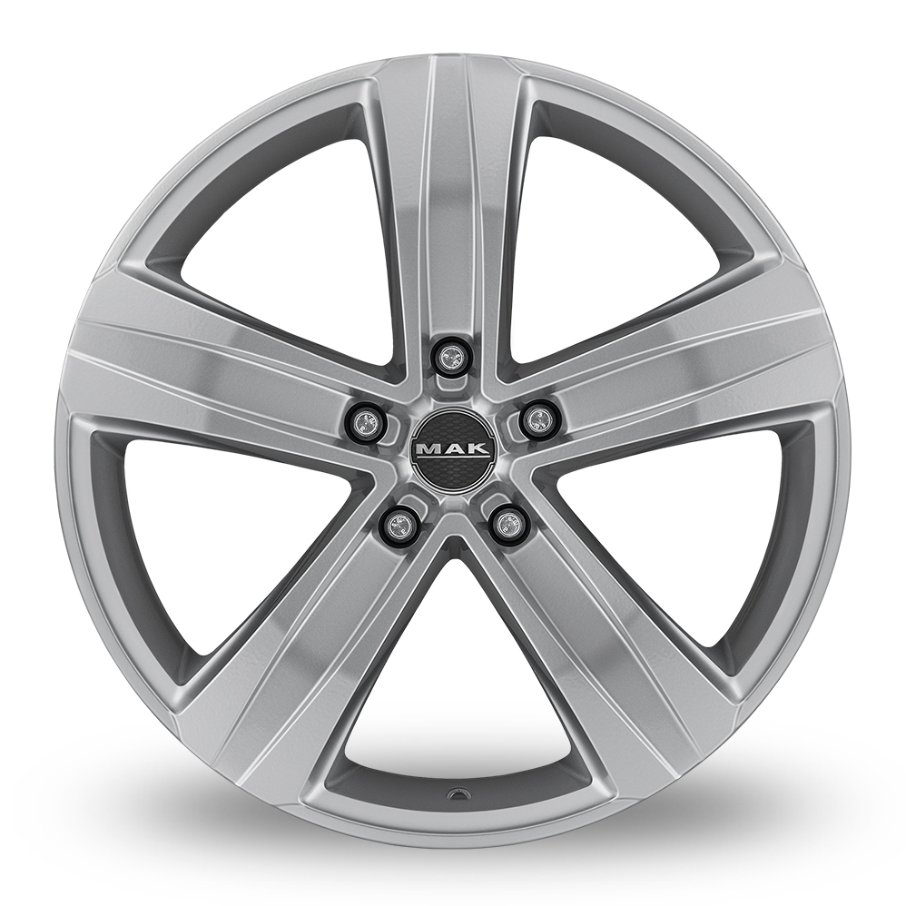 16" MAK STONE5 Silver Alloy Wheels