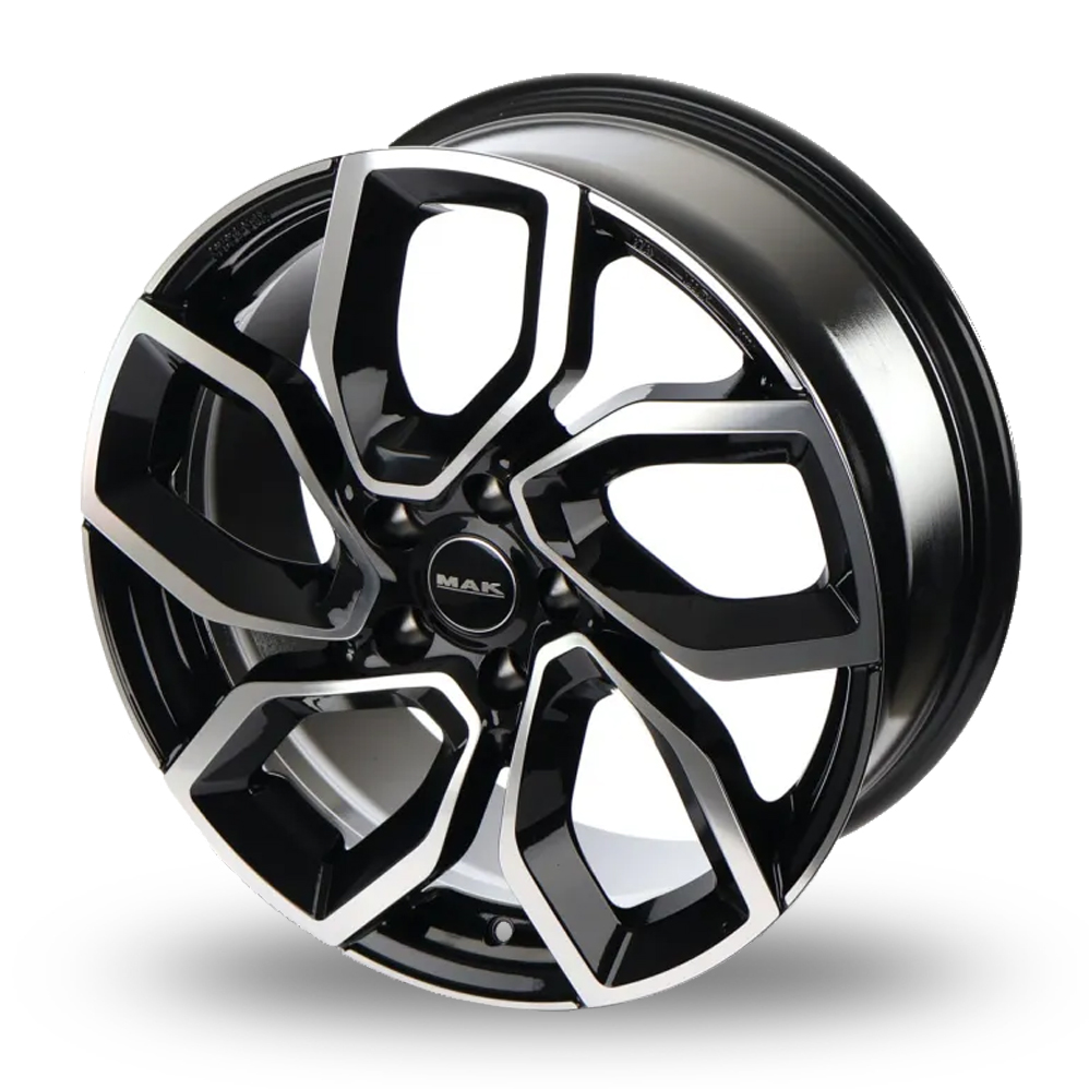 16" MAK Apollo Black Mirror Alloy Wheels
