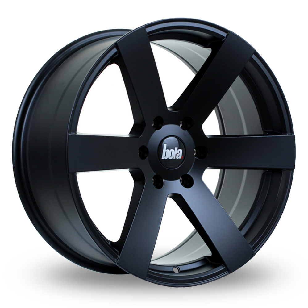 Bola TR3 Matt Black Alloy Wheels