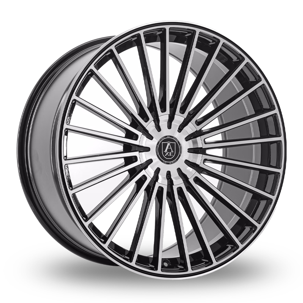 Axe EX50 Gloss Black Polished Alloy Wheels