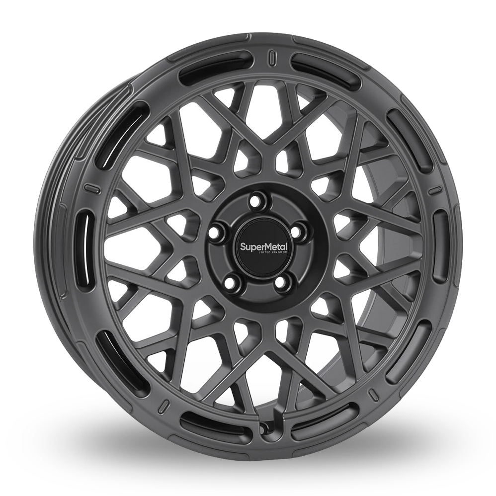 SuperMetal Cage Ultra Matt Grey Alloy Wheels