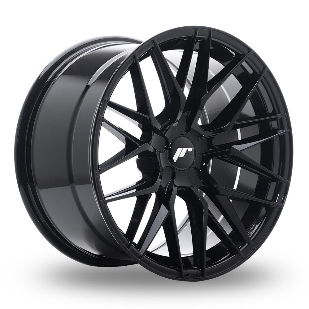 Japan Racing JR28 (9.5x18) (Custom Fitment) Gloss Black Alloy Wheels