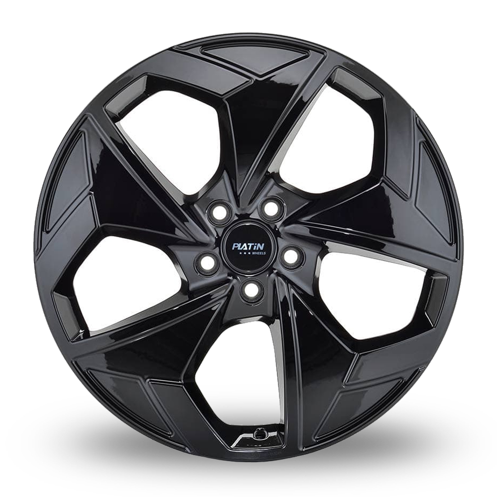 19" Platin P 104 Gloss Black Alloy Wheels