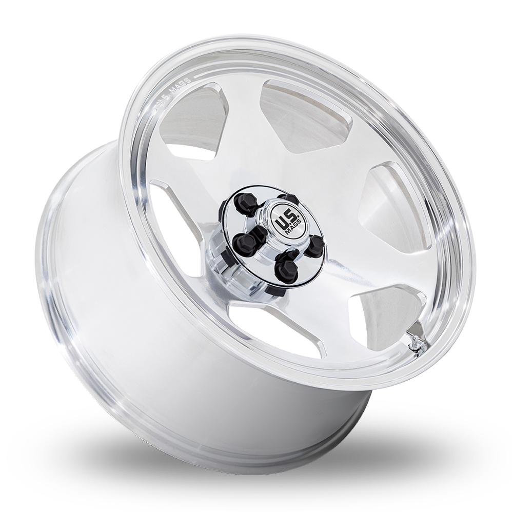 22" US Mags UC144 OBS Fully Polished Alloy Wheels