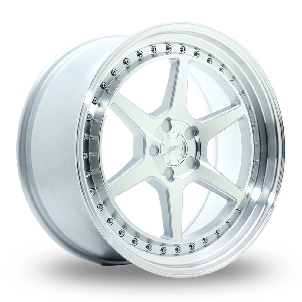 Japan Racing JR43 (8.5x19) (Custom Fitment) Silver Machined Face Alloy Wheels