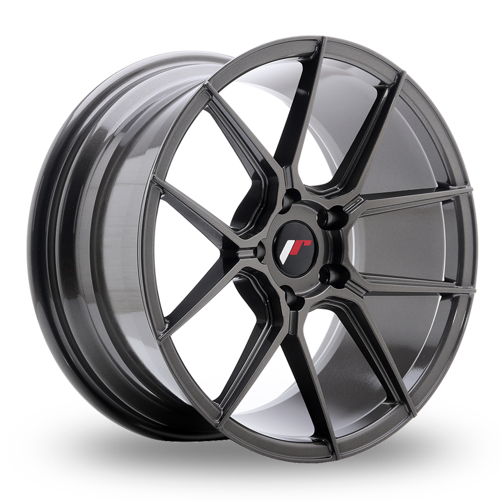 Japan Racing JR30 (9x19) (Custom Fitment) Hyper Grey Alloy Wheels
