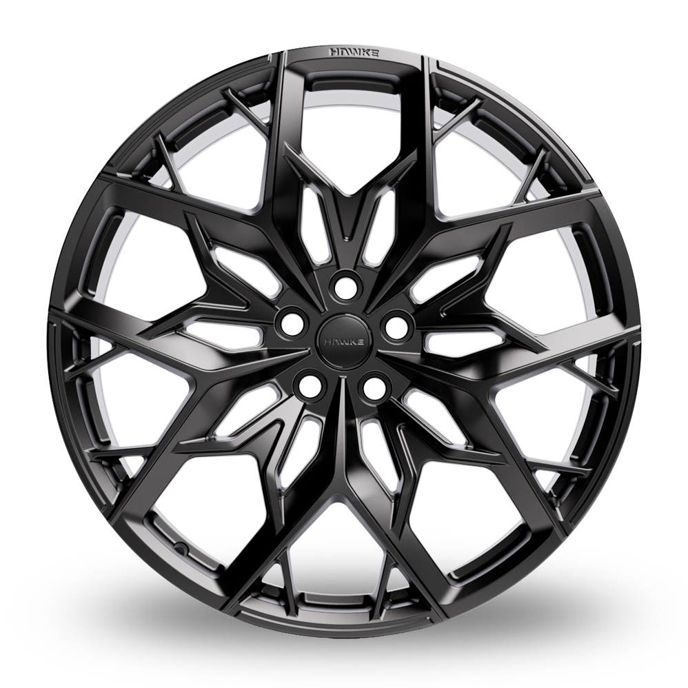 23" Hawke Vortex Matt Black Alloy Wheels