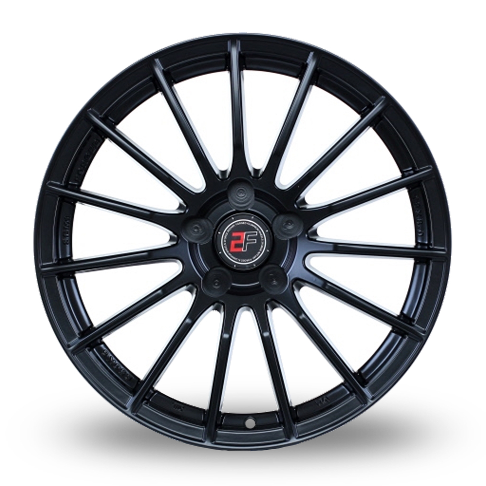 19" 2FORGE ZF1 Matt Black Alloy Wheels