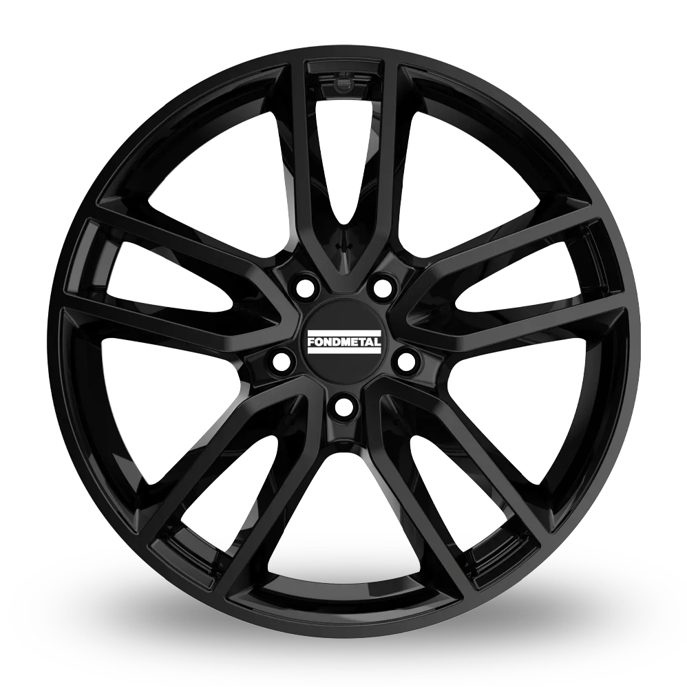 17" Fondmetal Koros Gloss Black Alloy Wheels