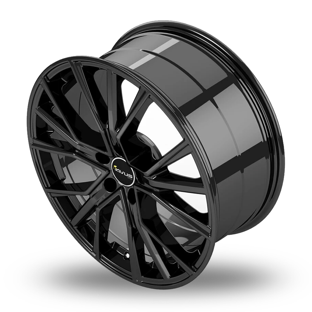 21" Avus Racing AF18 Black Alloy Wheels