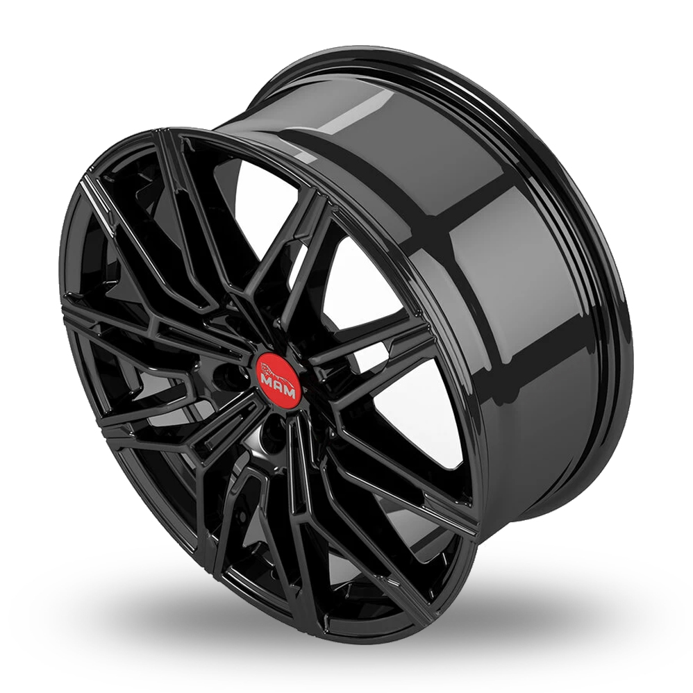 19" MAM B3N Gloss Black Alloy Wheels