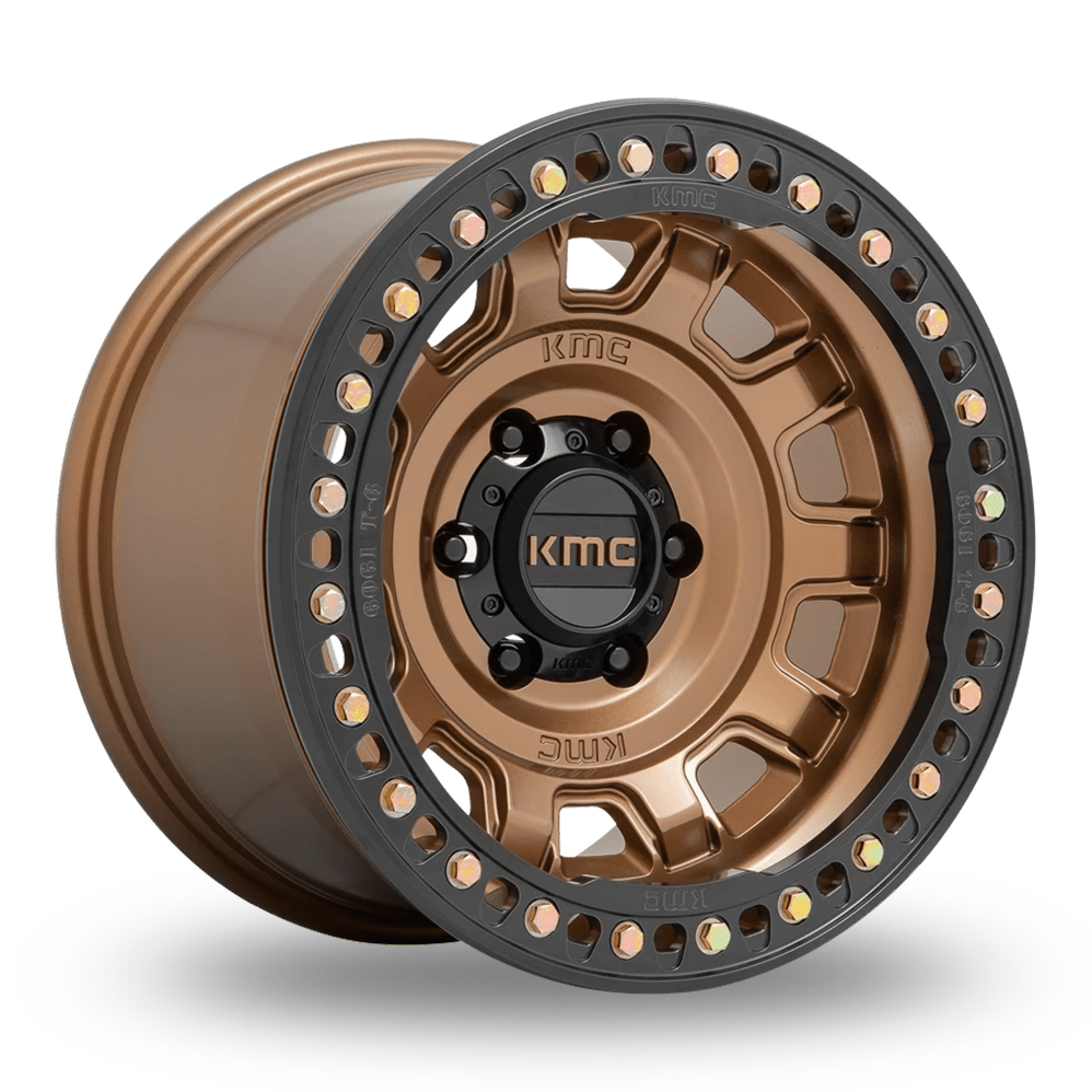 KMC KM236 Tank Beadlock Matt Bronze Alloy Wheels