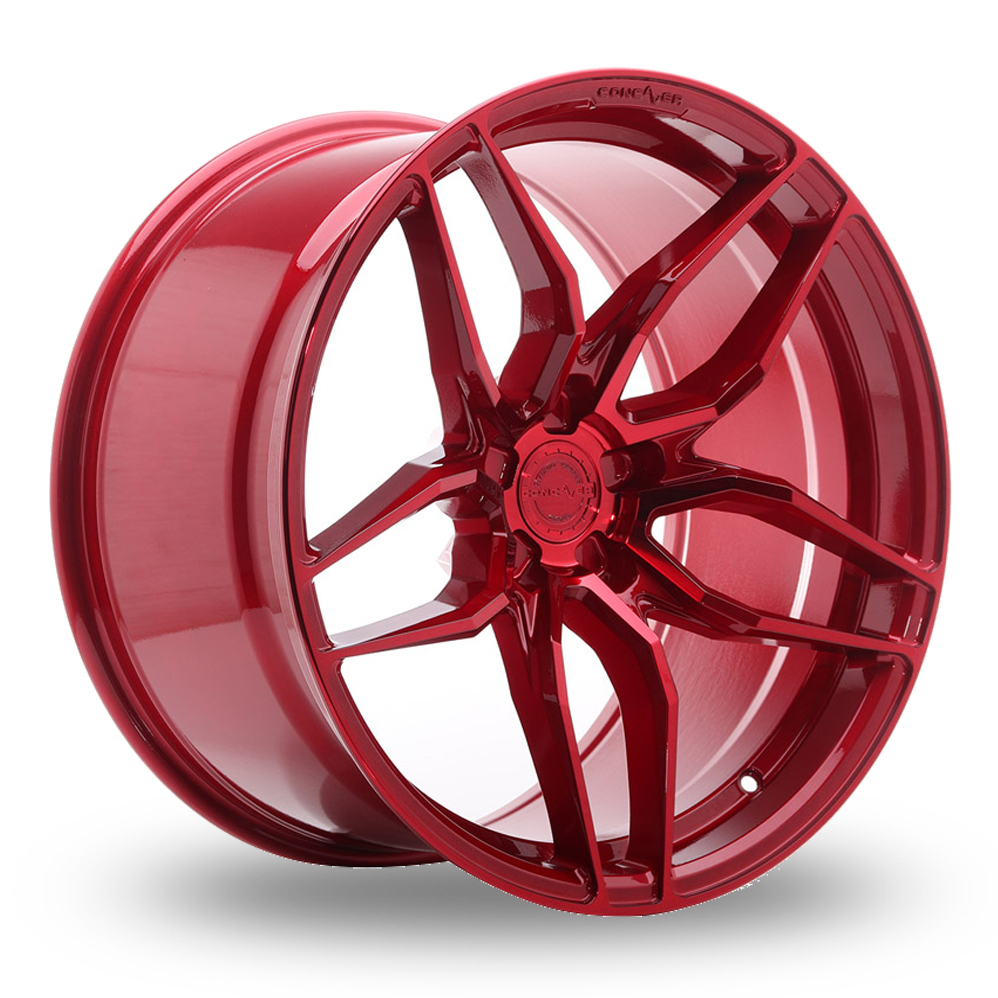 Concaver CVR3 (10.5x20) (Deep Concave) Candy Red Alloy Wheels