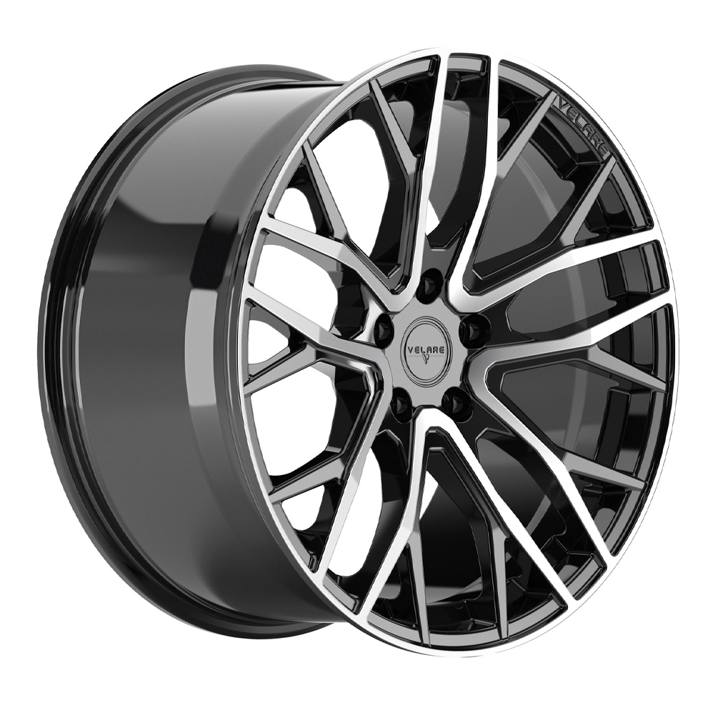 20" Velare VLR08 Gloss Black Machined Alloy Wheels
