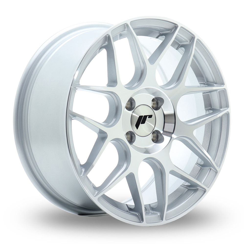 Japan Racing JR18 (7x17) Silver Machined Face Alloy Wheels