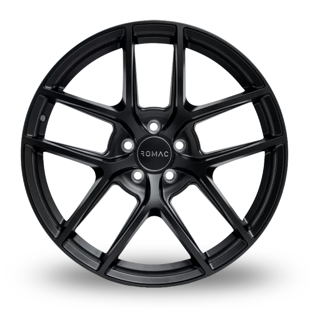 17" Romac Diablo Satin Black Alloy Wheels