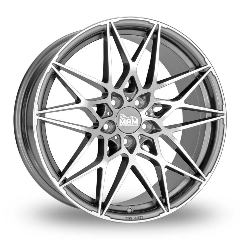MAM B2N Palladium Polished Alloy Wheels