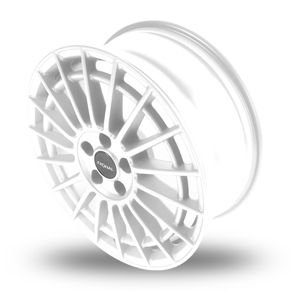 18" Ronal R73 Rally White Alloy Wheels