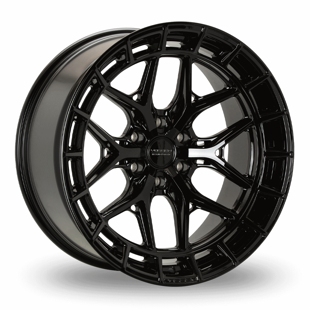 20" Vossen HFX-1 (11x20) (Super Deep Concave) Gloss Black Alloy Wheels