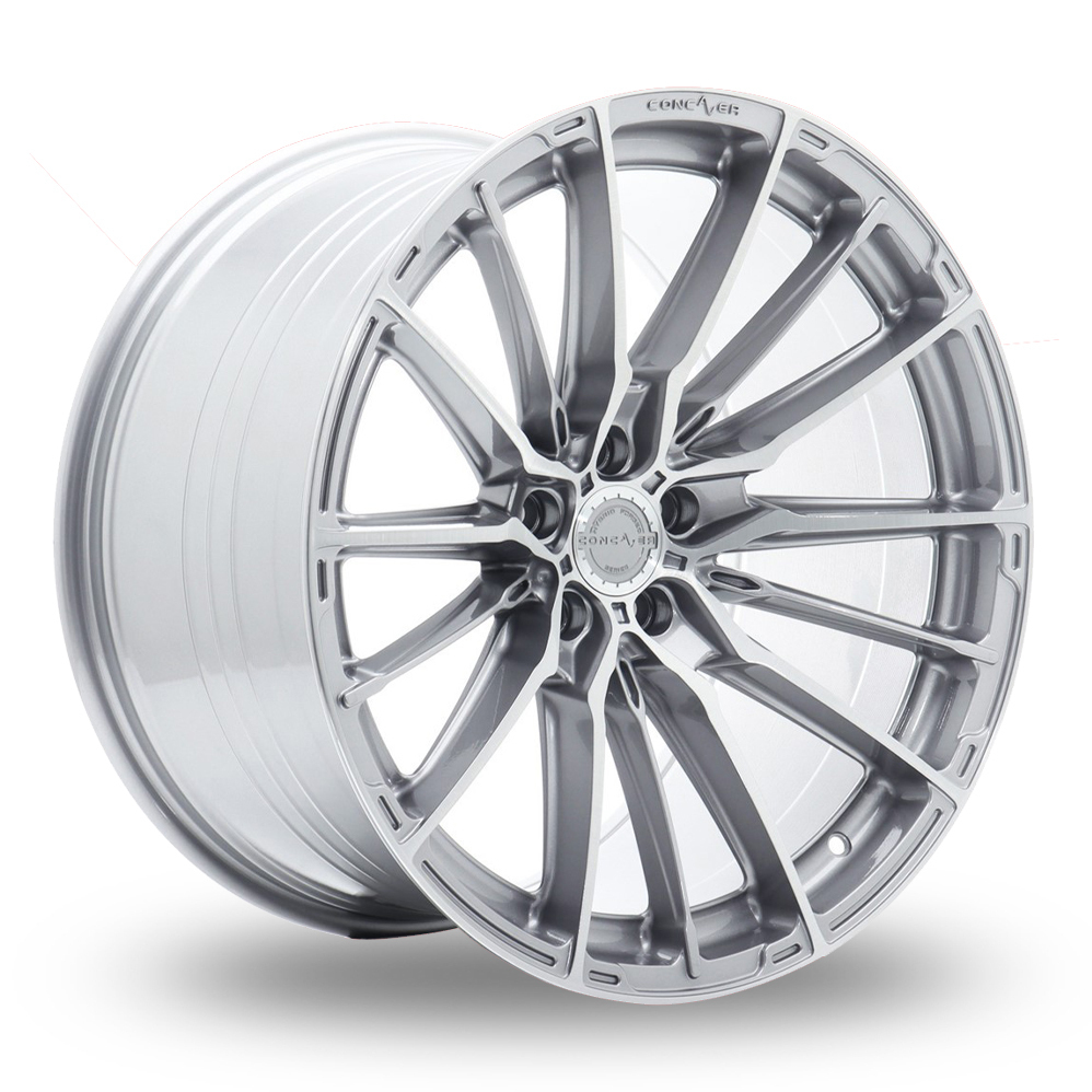 Concaver CVR7 (9.5x21) (Deep Concave) Brushed Titanium Alloy Wheels
