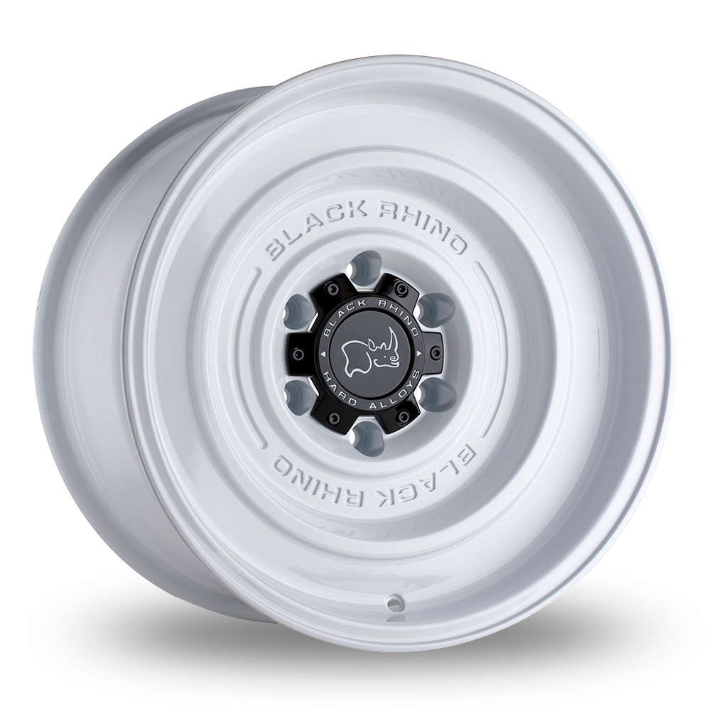 Black Rhino Solid (USA Warehouse) Gloss White Alloy Wheels