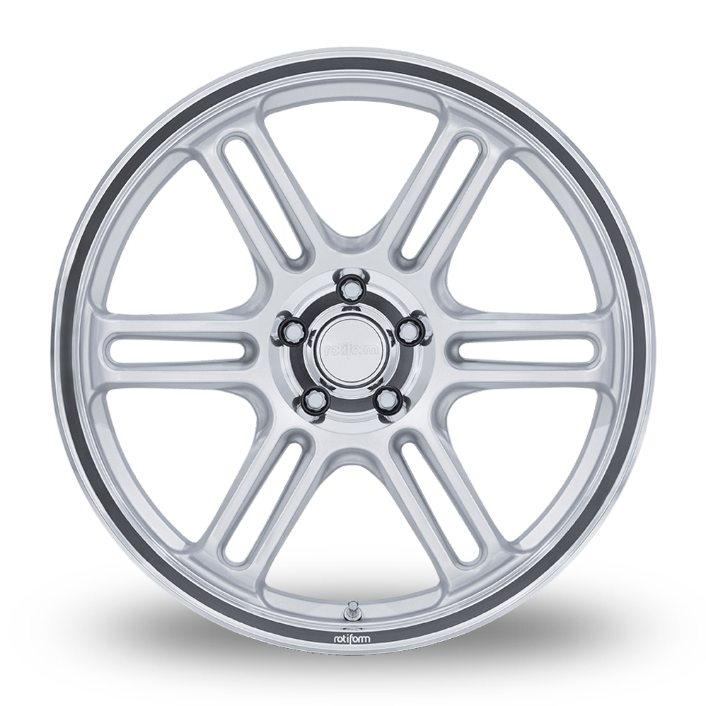 18" Rotiform RC209 RPS Matt Silver With Diamond Cut Lip Alloy Wheels