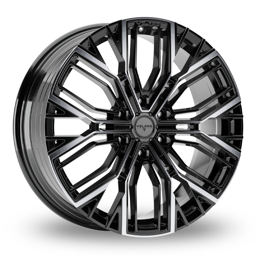 Velare VLR-6C Gloss Black Machined Alloy Wheels