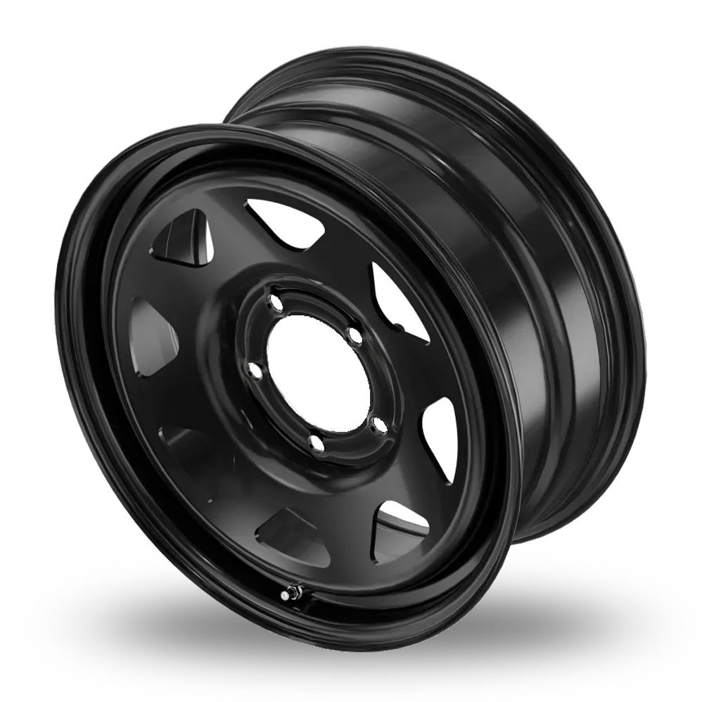 15" Dotz Pharao Gloss Black Alloy Wheels