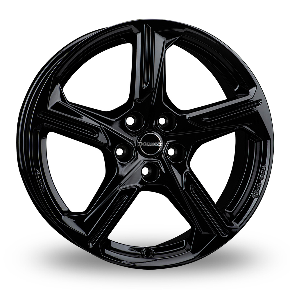 Borbet XE1 Gloss Black Alloy Wheels