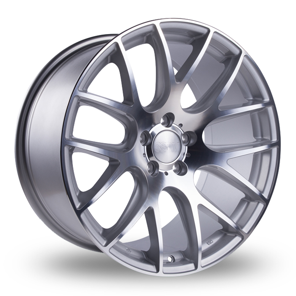 19 Inch 3SDM 0.01 SF Silver Polished Alloy Wheels
