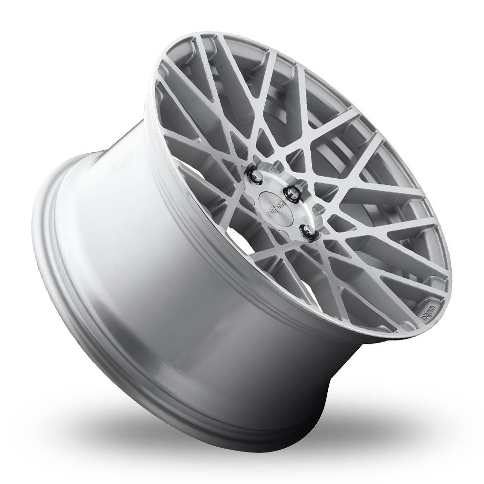 18" Rotiform R110 BLQ (USA Warehouse) Gloss Silver Machined Alloy Wheels